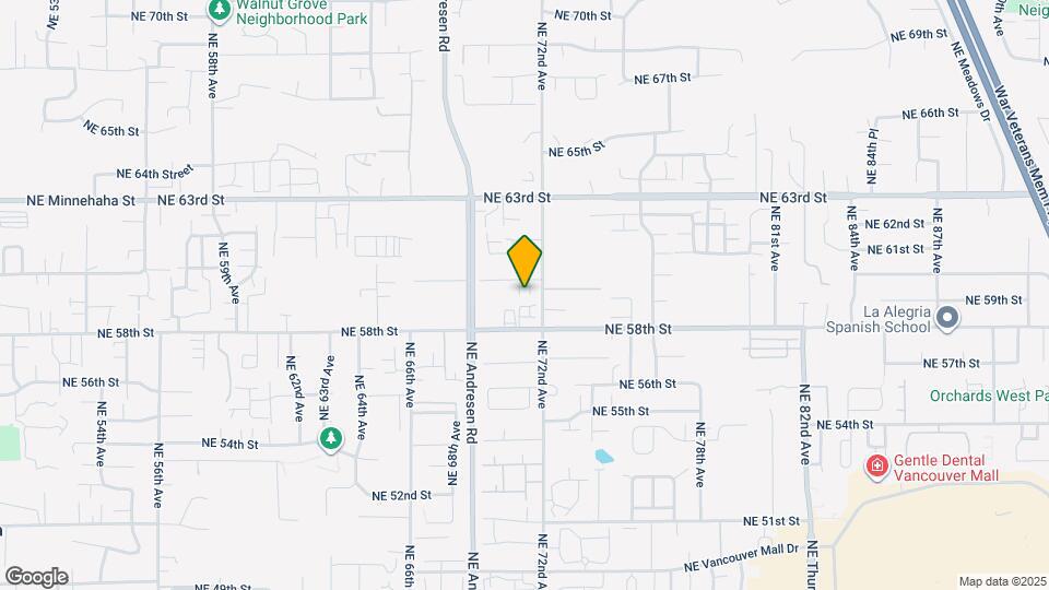 5908 NE 71st Ct Map and Location Details