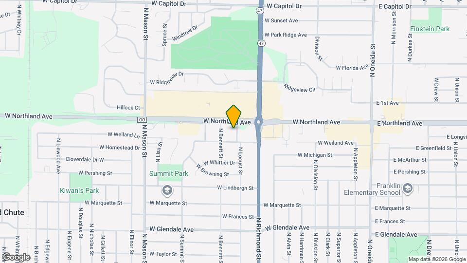 2721 N Locust St Map and Location Details