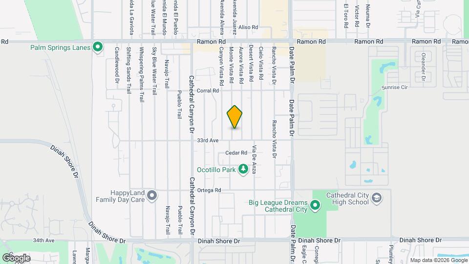 32900 Monte Vista Rd Map and Location Details