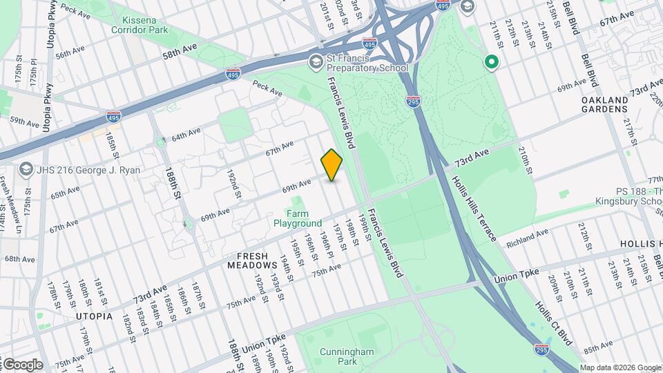 69-22 198th St Map and Location Details