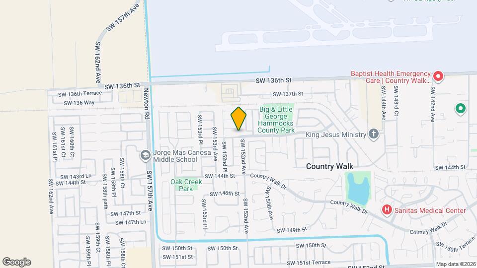 15213 SW 141st St Mapa y Detalles de la Ubicación