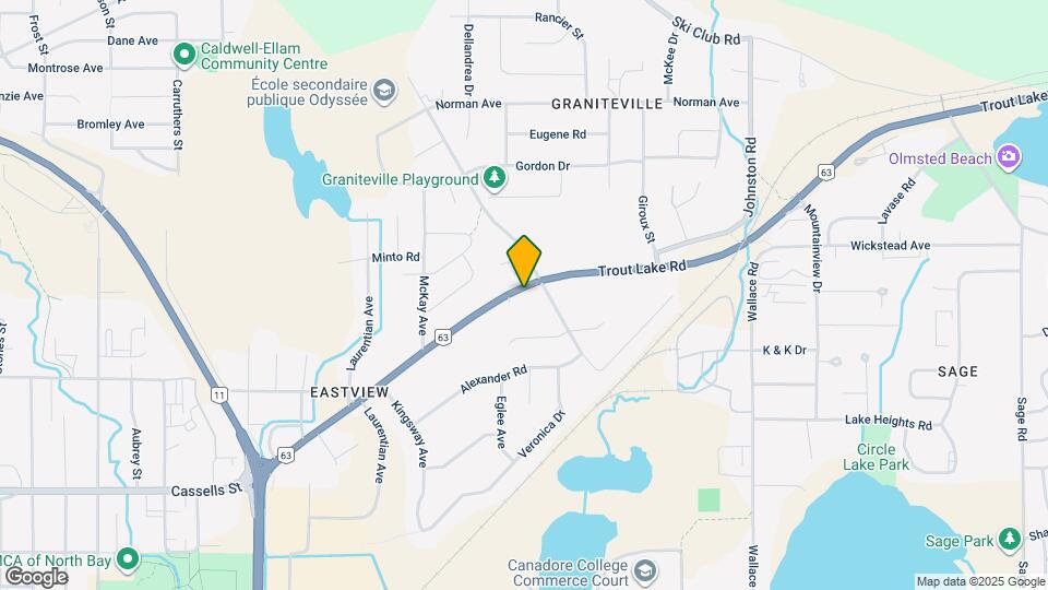 2515 Trout Lake Rd Map and Location Details
