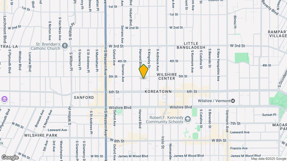 514 S Harvard Blvd-Unit -302 Mapa y Detalles de la Ubicación