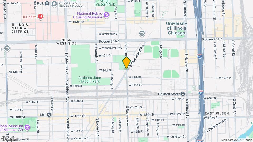 1400 S Blue Island Ave Map and Location Details