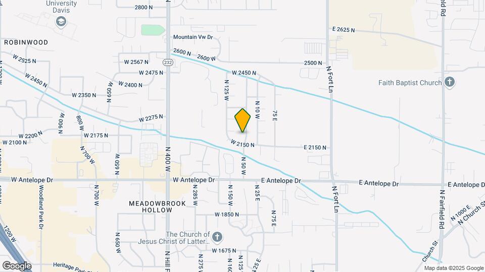 2189 N 50 W Map and Location Details