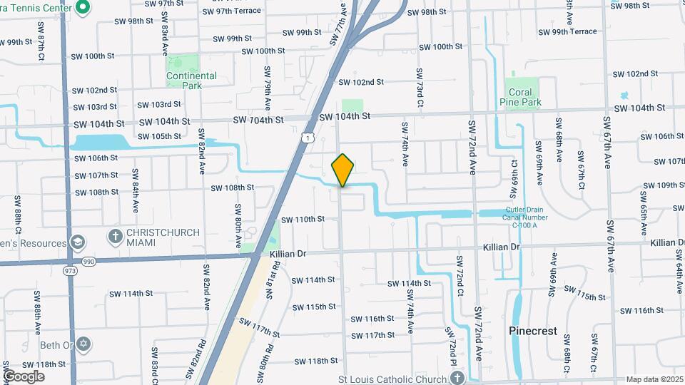 8909 SW 108th Terrace Map and Location Details