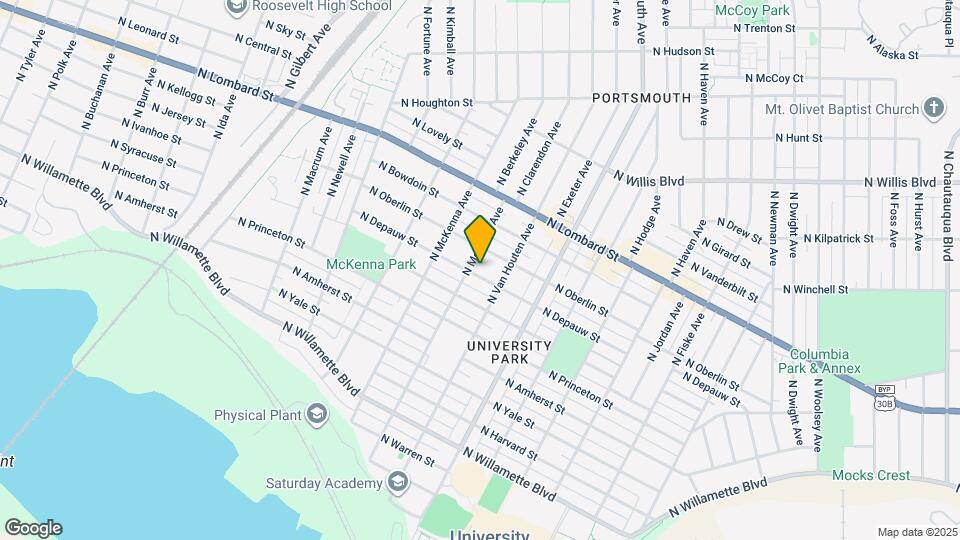 5619 N Depauw St Map and Location Details