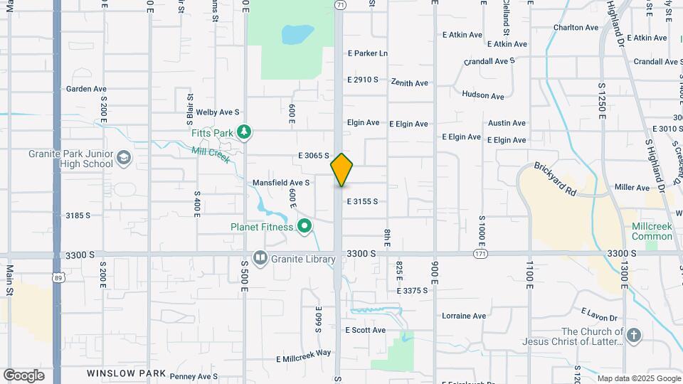 3143 S 700 E Map and Location Details