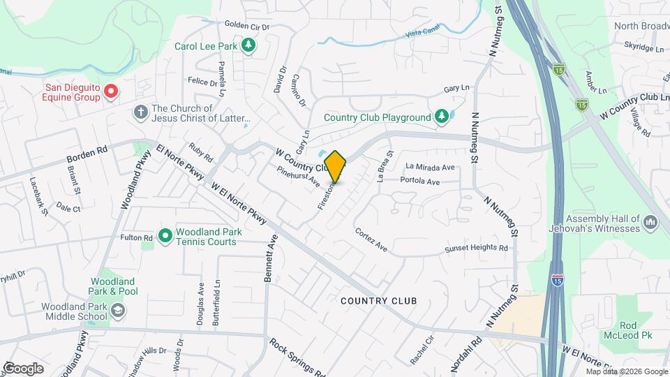 1918 Firestone Dr Map and Location Details