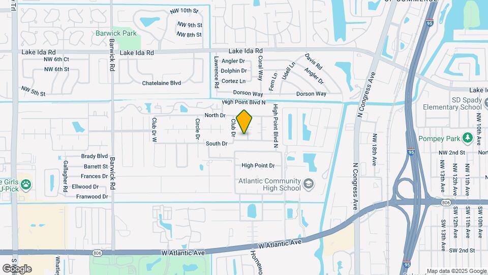 810 High Point Dr W Map and Location Details