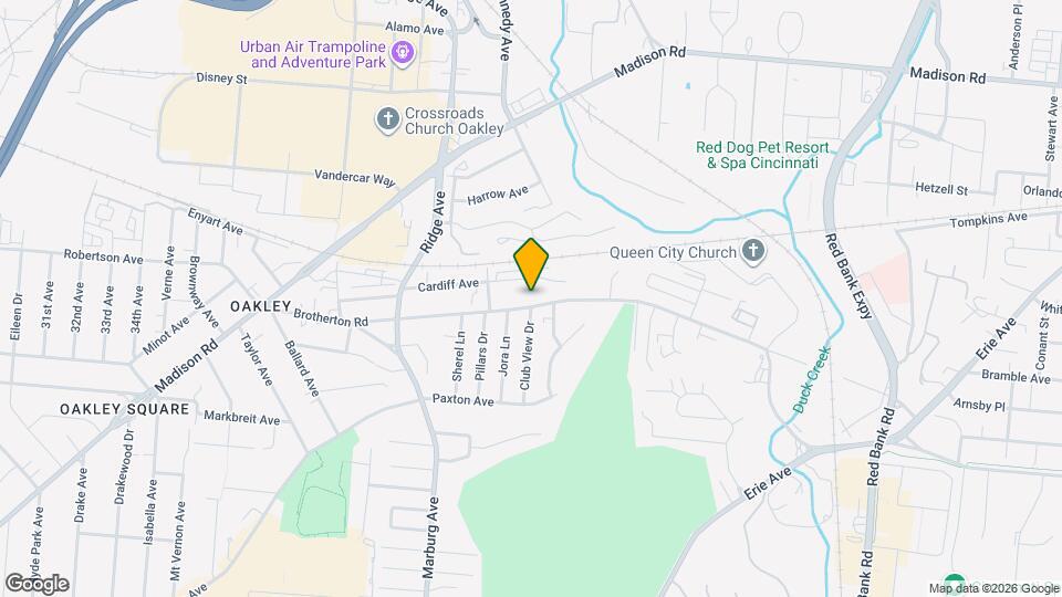 3534 Brotherton Rd Map and Location Details