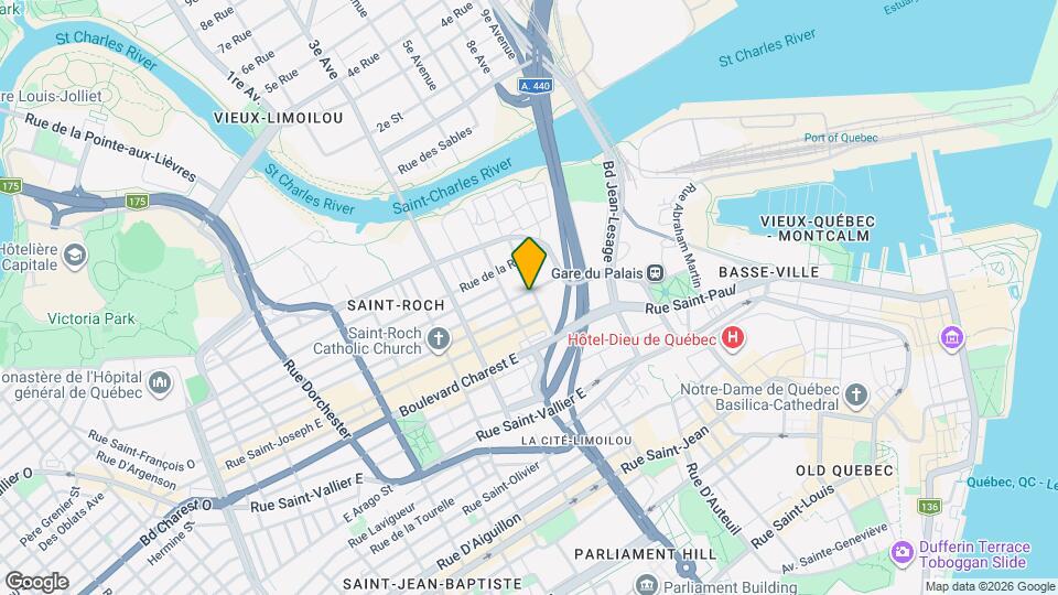 829 Du Roi Rue Map and Location Details