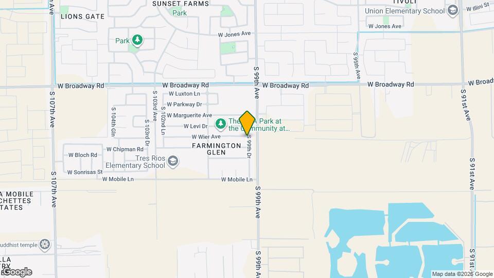 9915 W Wier Ave Mapa y Detalles de la Ubicación