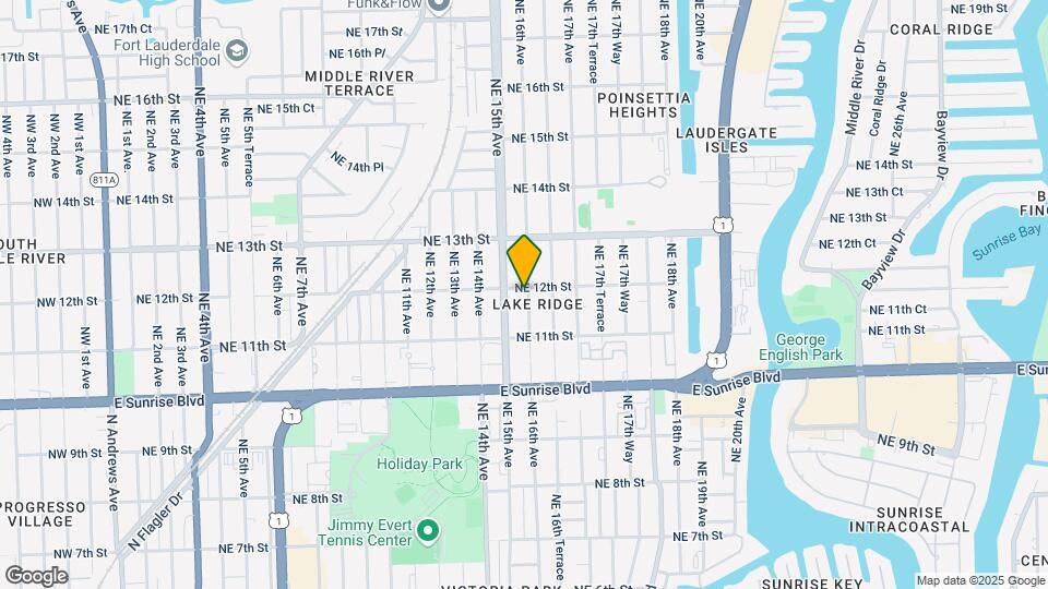 1141 NE 16th Ave Map and Location Details