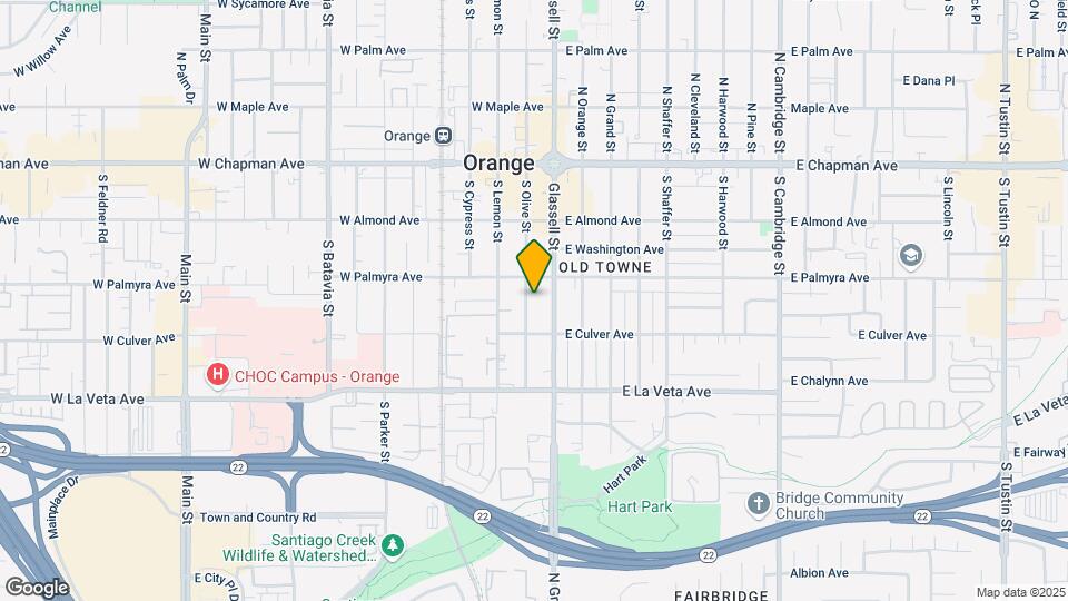 339 S Olive St Map and Location Details