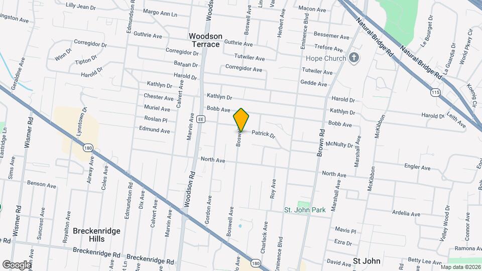 3654 Boswell Ave Map and Location Details