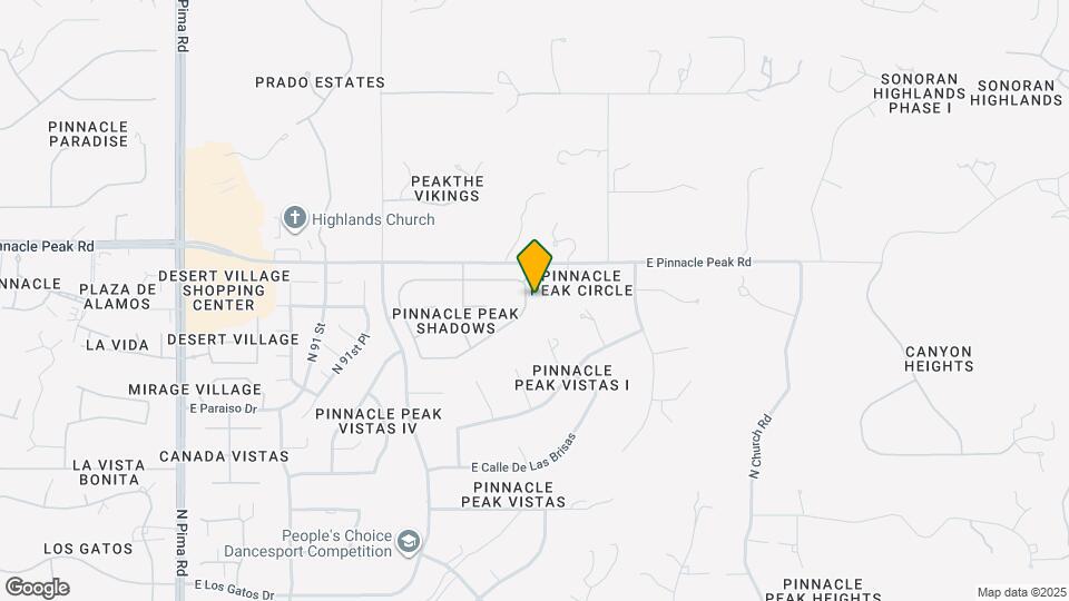 9447 E Calle De Valle Dr Map and Location Details