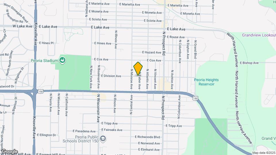 3807 N Faber Ave Map and Location Details