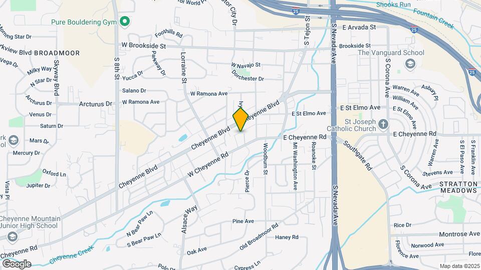 124 W Cheyenne Rd Map and Location Details