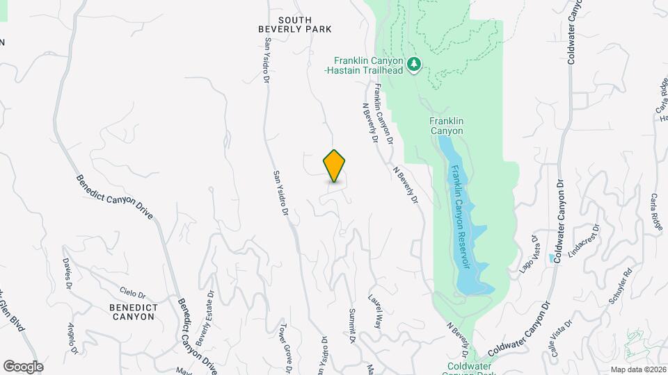 1625 Summitridge Dr Map and Location Details