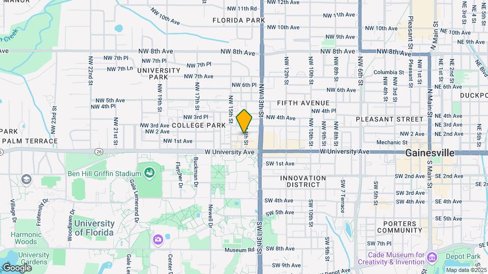 Gator Palms Apartments Map and Location Details