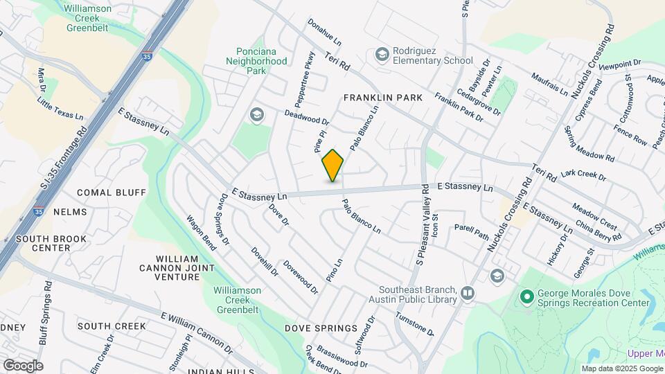 2412 E Stassney Ln Mapa y Detalles de la Ubicación