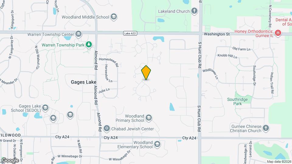 34016 N White Oak Ln Map and Location Details