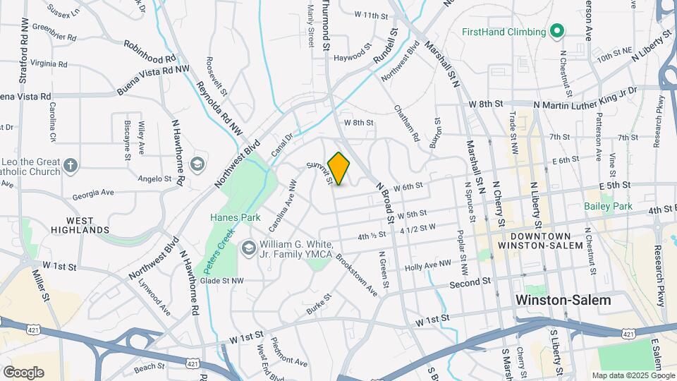 855 W 6th St Mapa y Detalles de la Ubicación