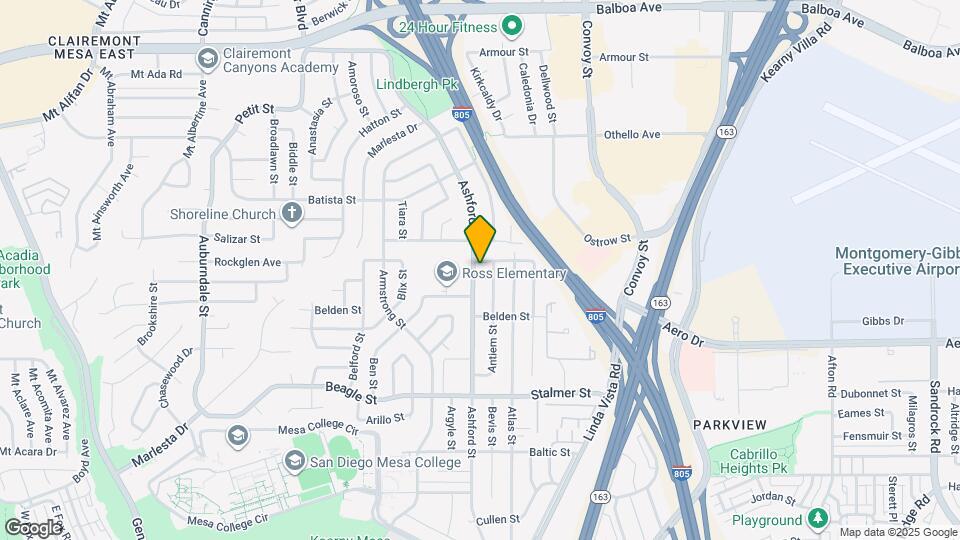 3781 Ashford St Mapa y Detalles de la Ubicación