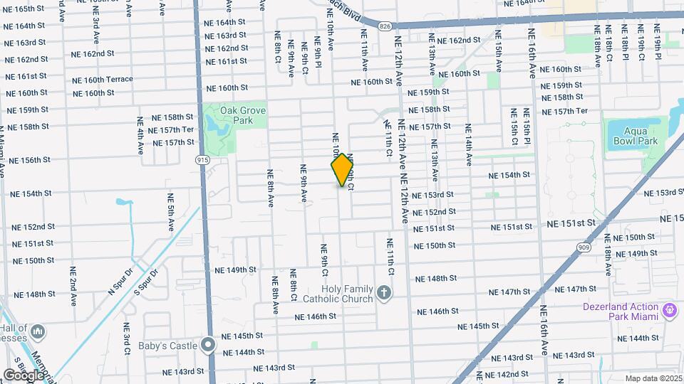 15321 NE 10th Ave Map and Location Details