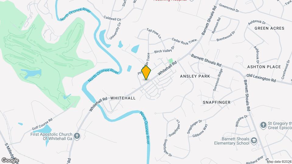 334 Whitehall Rd Map and Location Details