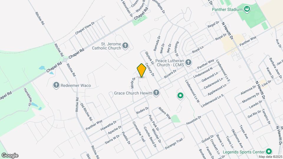 10001 Amber Cir Map and Location Details