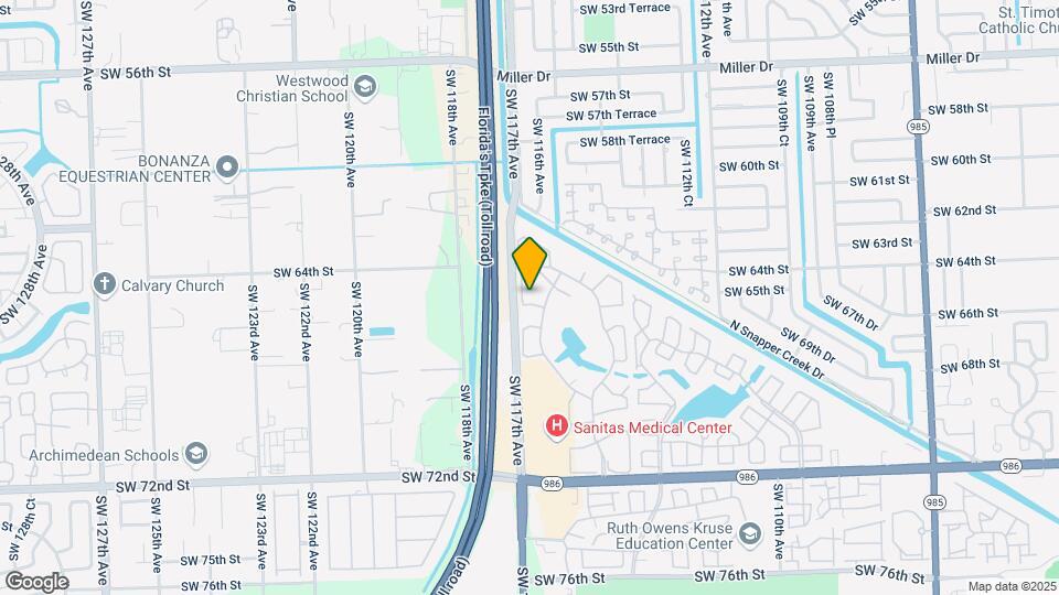 6455 SW 116th Pl, Unit C Map and Location Details