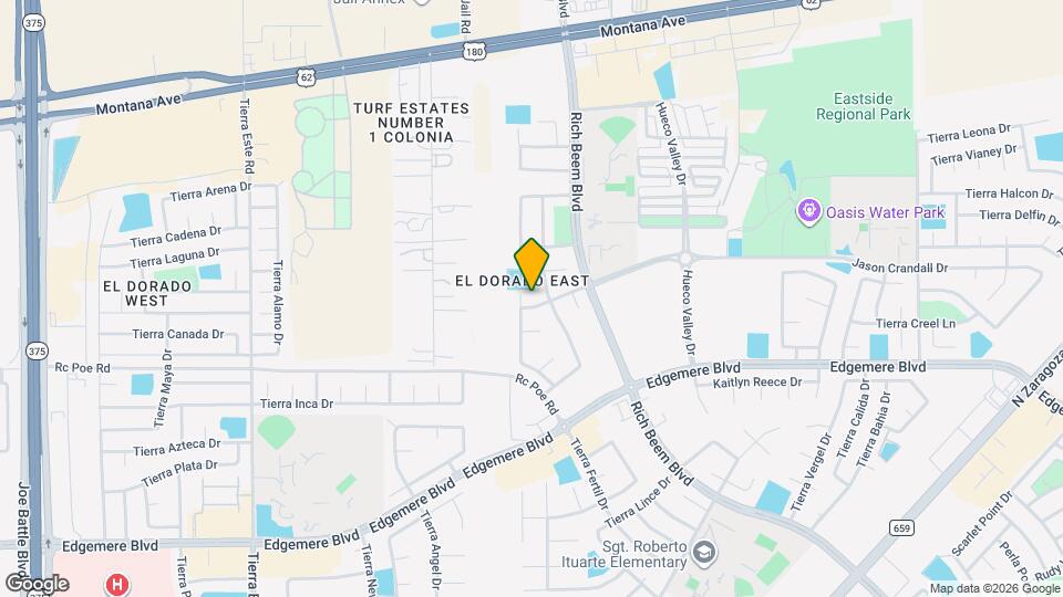 12705 Tierra Flores Dr Map and Location Details