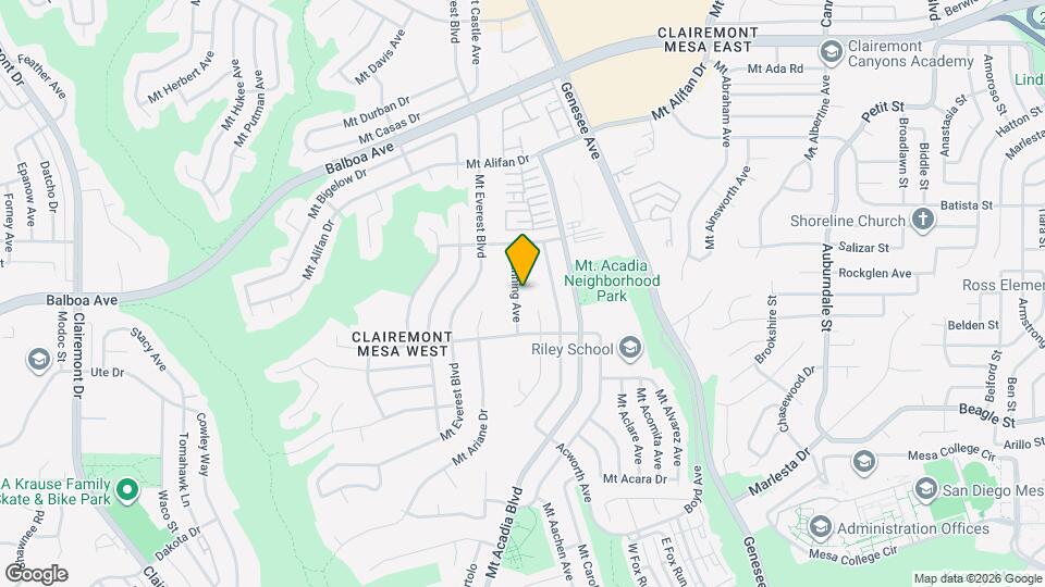 3873 Canning Avenue Map and Location Details