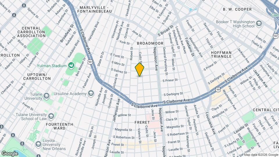 4616 S Johnson St Map and Location Details