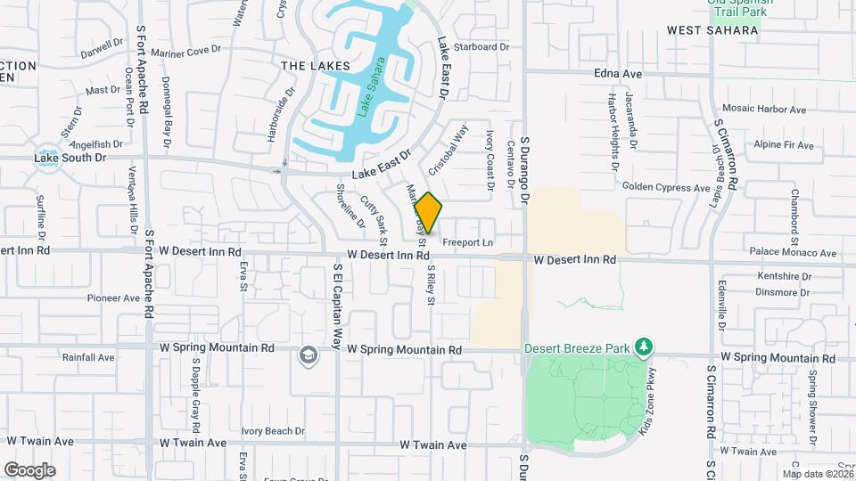 3332 Mariner Bay St Map and Location Details