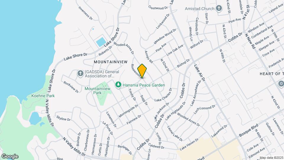 2218 Rosewood Dr Map and Location Details