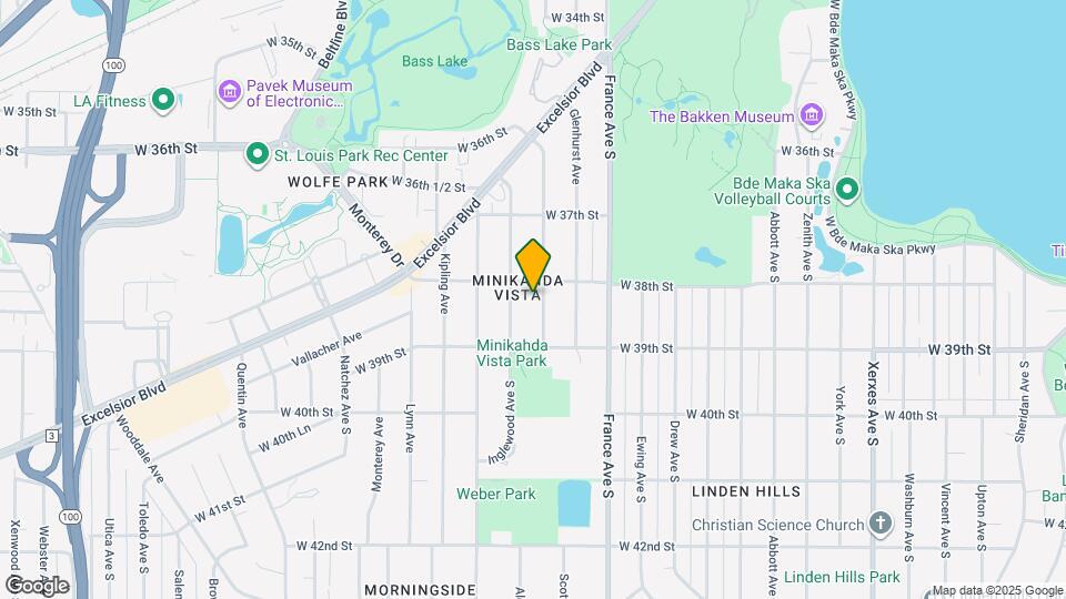 3810 Huntington Ave Map and Location Details