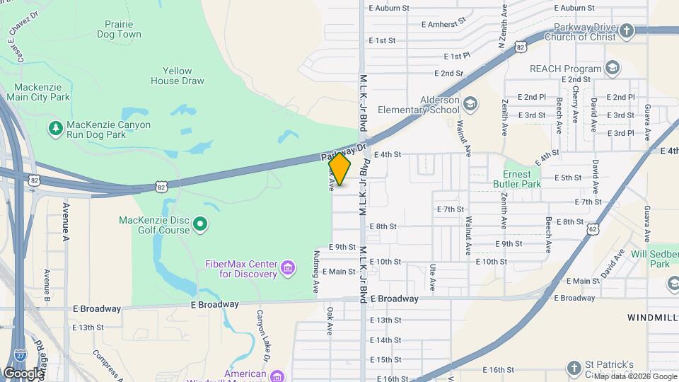 1505 E 6th St Map and Location Details