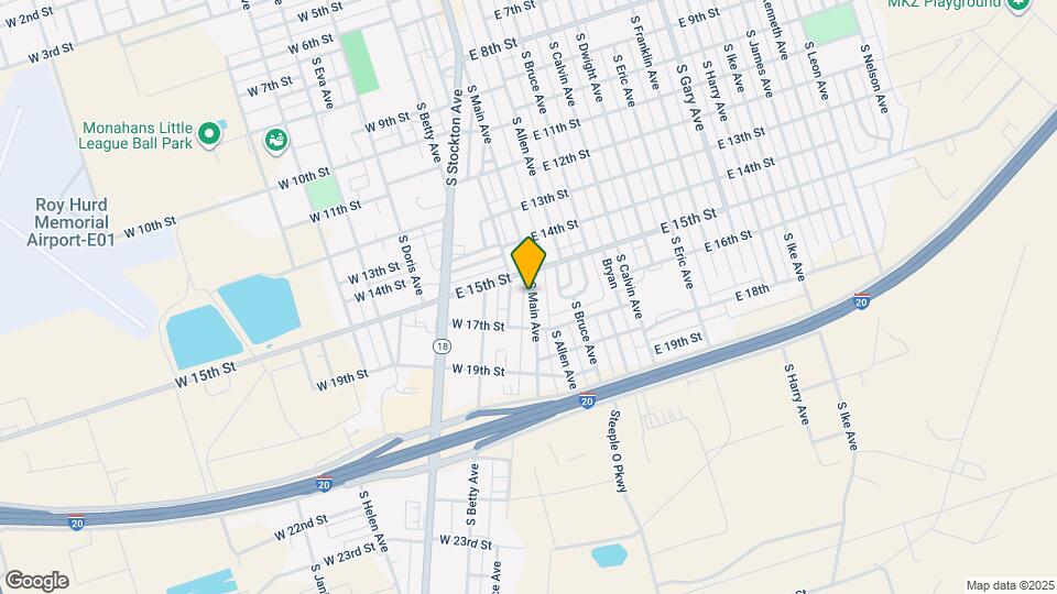 1509 S Main Ave Map and Location Details