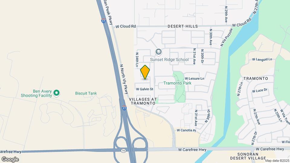 3416 W Leisure Ln Map and Location Details