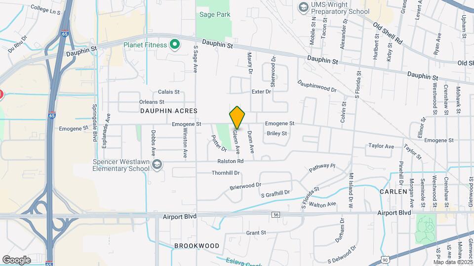 157 Glenn Ave Map and Location Details