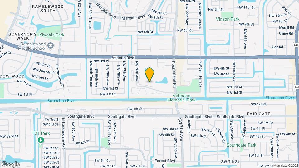 7561 NW 1st St Map and Location Details