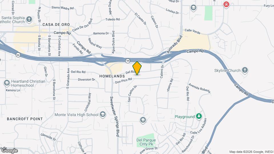 10390 Don Pico Rd Mapa y Detalles de la Ubicación