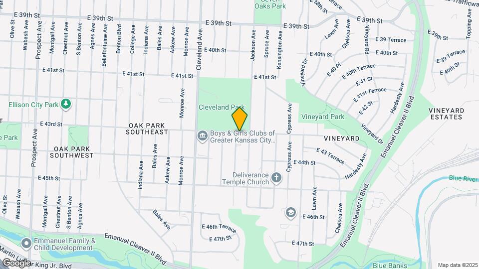 4301 Norton Ave Map and Location Details