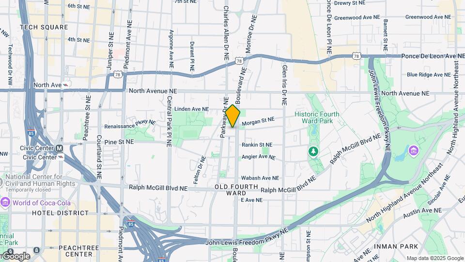 516 NE Boulevard Mapa y Detalles de la Ubicación