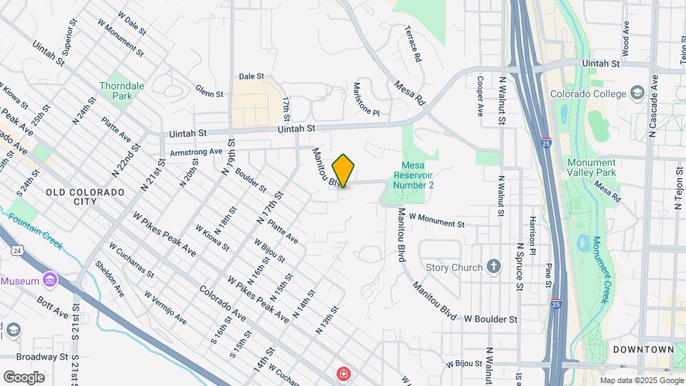 425 St Vrain St Map and Location Details