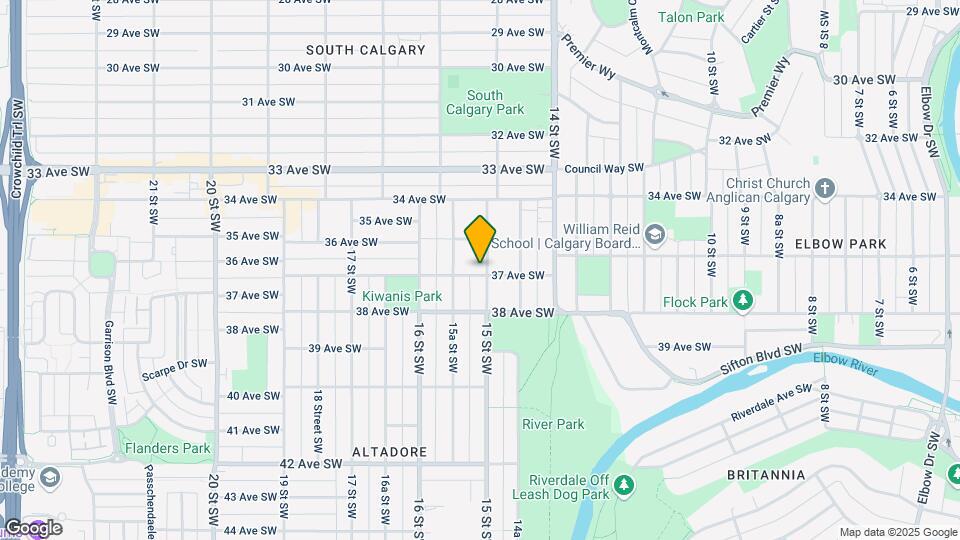 3723 15th St SW Map and Location Details