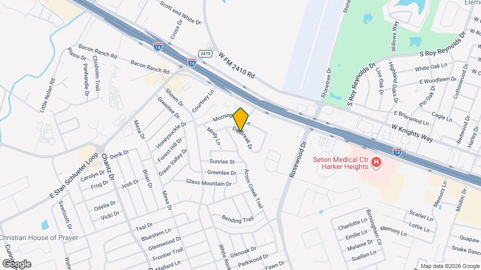 5106 Daybreak Dr Map and Location Details